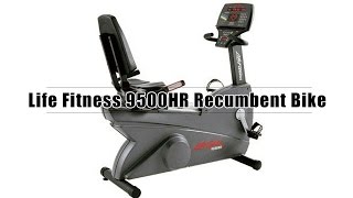 Life Fitness 9500HR Next Generation Recumbent Bike | RENT