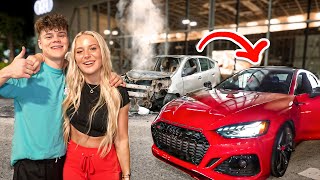 Exploding My Friend's Car And Buying Her A New One!