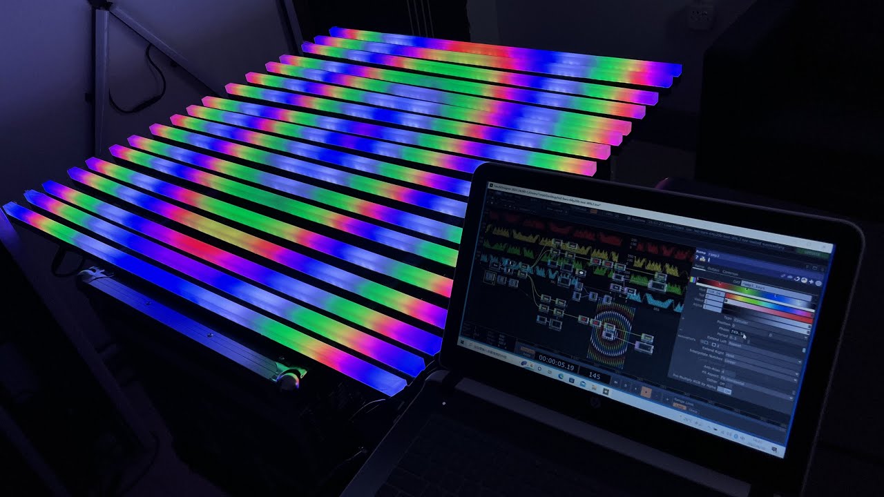 Touchdesigner Pixel Mapping To Psac Power Artnetcontroller Play Ws2812b