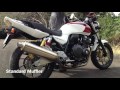 cb400sf overracing tt formula full exhaust マフラーサウンド