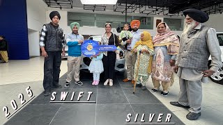 Maruti Swift Lxi 2025 Silver Delivery