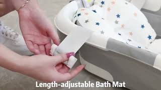 Good news For new mom Baby Bathtub for Newborn with Thermometer