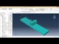 Abaqus Tutorial Videos - Analysis of Three Point Bending in Abaqus Part1 (Assembly and Meshing)