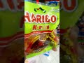 haribo gummy worms 🐛 gummy asmr shorts