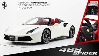 Ferrari 488 Spider 2018MY 認定中古車 エンジン音あり（車体末尾番号：674）