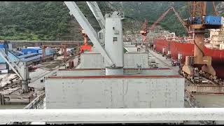 GATE ENTERING AT FUJIAN HUADONG SHIPYARD, CHINA #MV ULTRA EXCELLENCE