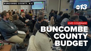 LIVE: Buncombe County budget meeting