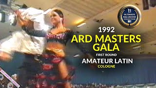 1992 ARD Masters Gala Amateur Latin 1st of 3 competitions - Cologne