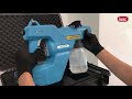 professional spray gun with electrostatic hygienization technology imec fimap e spray