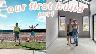 vlog | building our first home 🏡 the progress so far | building a new home australia