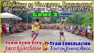 Game2:Bakbakan sa Bulongan Toledo City.Team Cebu City Vs.Team Consolacion.10-05-24.