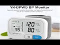 Yongrow Tonometer Automatic Wrist Digital Blood Pressure Monitor