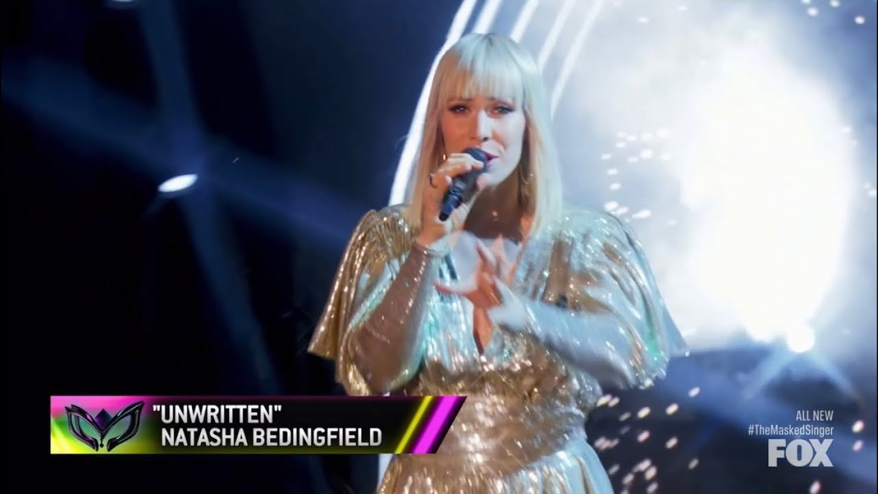 Natasha Bedingfield Performs "Unwritten" | Masked Singer | SEASON 7 ...