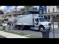 Seaside waste Services  Freightliner M2 McNeilus rear loader on manual trash