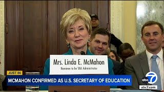 Ex-wrestling exec Linda McMahon confirmed to lead Education Dept.