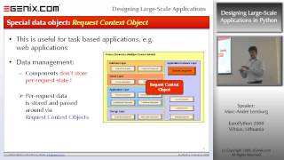 EuroPython 2008: Designing Large-Scale Applications in Python