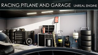 Racing Pit Lane and Garage for Unreal Engine