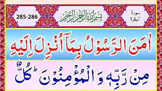 Surah Al-Baqarah Last 2 Verses (Most Beautiful Recitation) Surah Baqrah 285-286