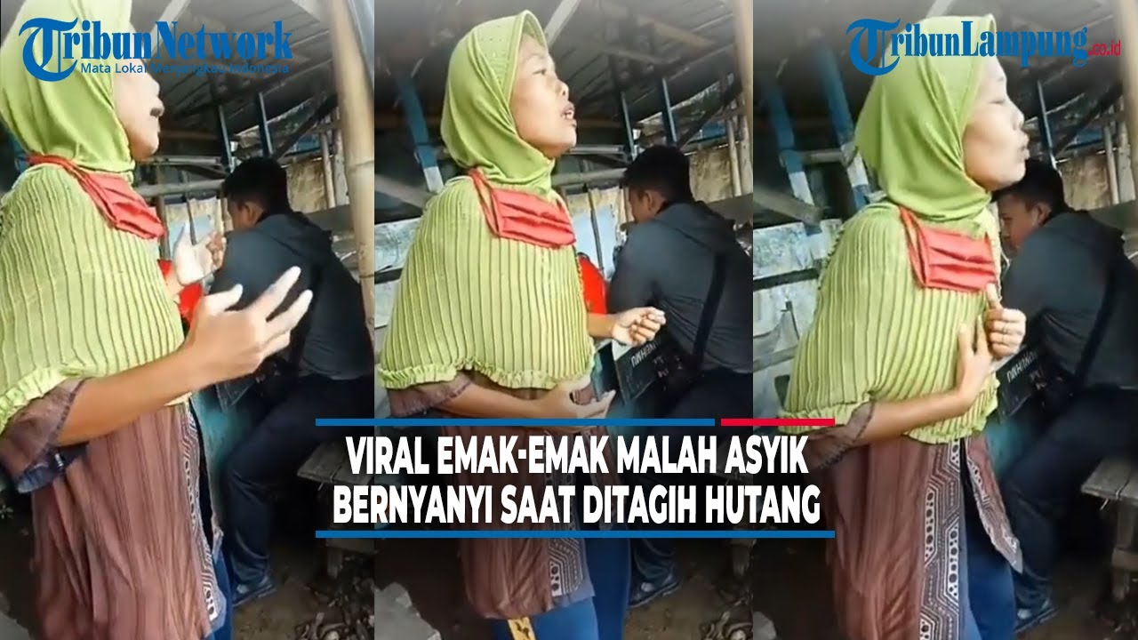 Viral Emak-emak Malah Asyik Bernyanyi Saat Ditagih Hutang ...