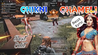 🔥 PUBG MOBILE BEST EDITED BEAT SYNC MONTAGE -⚡ CHIKNI CHAMELI 💃🏻AGNEEPATH | INSPIRED BY @Zeher Awais