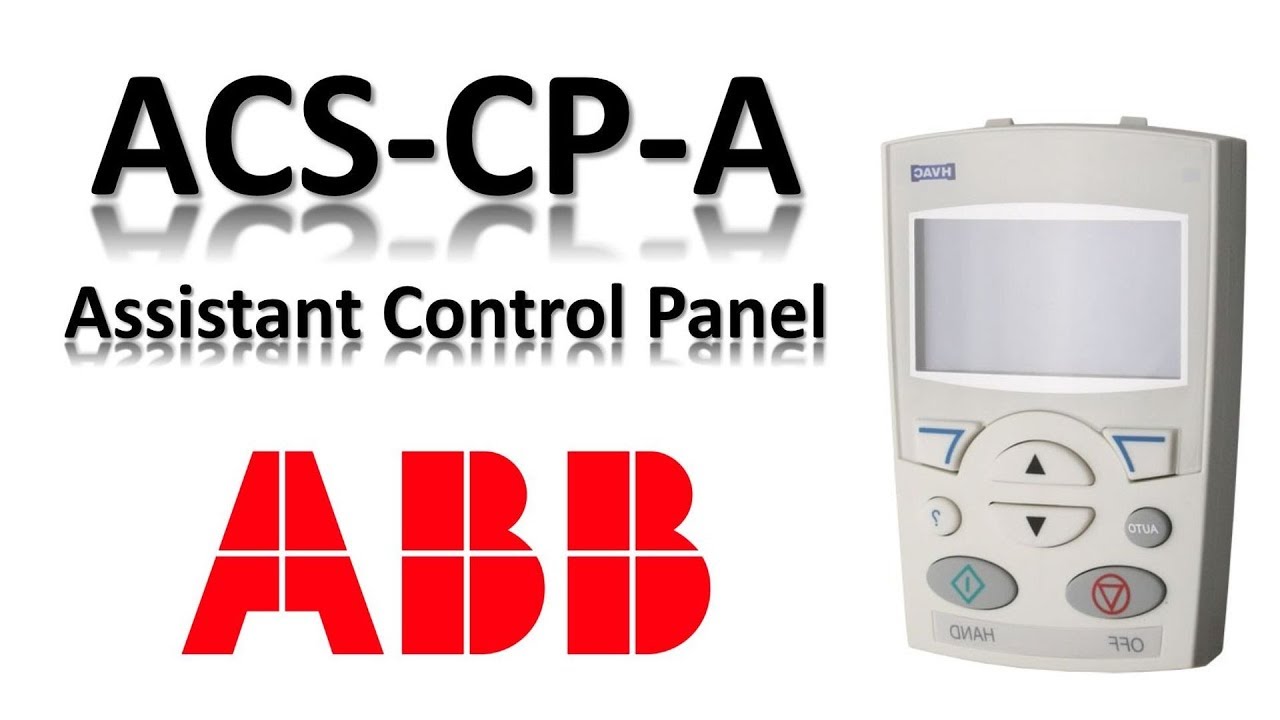 ABB Assistant Control Panel ACS-CP-A / Eltra Trade - YouTube