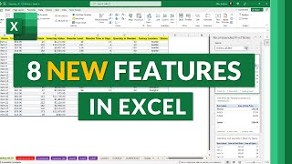 Top 8 New Features in Microsoft Excel | Updates in MS Excel 365 Desktop and Web