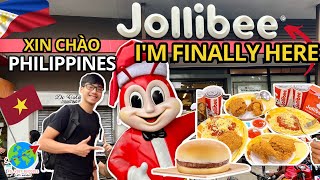 🇵🇭 Vietnamese Tries JOLLIBEE in the PHILIPPINES for the FIRST TIME
