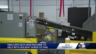 NWA USPS gets new automated sorter to help with holiday surge of mail