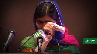 Returning to Pakistan, Malala is overwhelmed by emotions