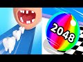 Smile Rush vs Ball Run 2048 - Walkthrough Gameplay - All Levels (iOS, Android )