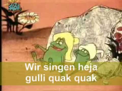 Gulli Gulli Quak Quak - Lied Der Frösche - Karaoke Mit Texteinblendung ...