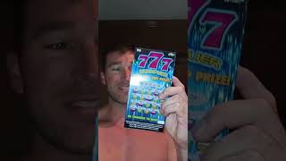 Lottery Scratch Off Triple 7's BIG WIN!