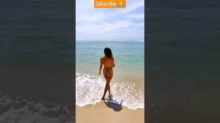 කොල්ලෝ හිතුව තරම් මා නපුරු තමා 💃😍 #viral #hotstar #bikini #shorts