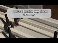 How I make my own float frames for canvases