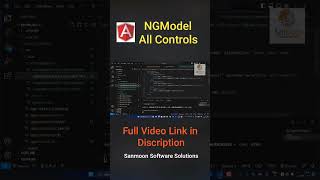 NGModel All Controls Part-4 #angular #technology #software #shorts #tech
