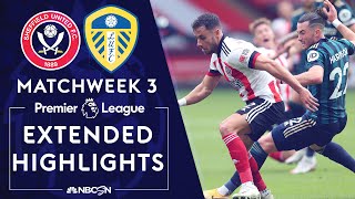 Sheffield United v. Leeds United | PREMIER LEAGUE HIGHLIGHTS | 9/27/2020 | NBC Sports