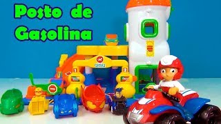 PjMasks e Patrulha Canina! Posto de gasolina! Vamos brincar! #pjmasks #patrulhacanina