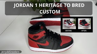 [Custom] Jordan 1 Heritage to Bred