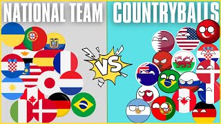 MARBLE RACE SURVIVE - 50 NATIONAL TEAM X 50 COUNTRYBALLS