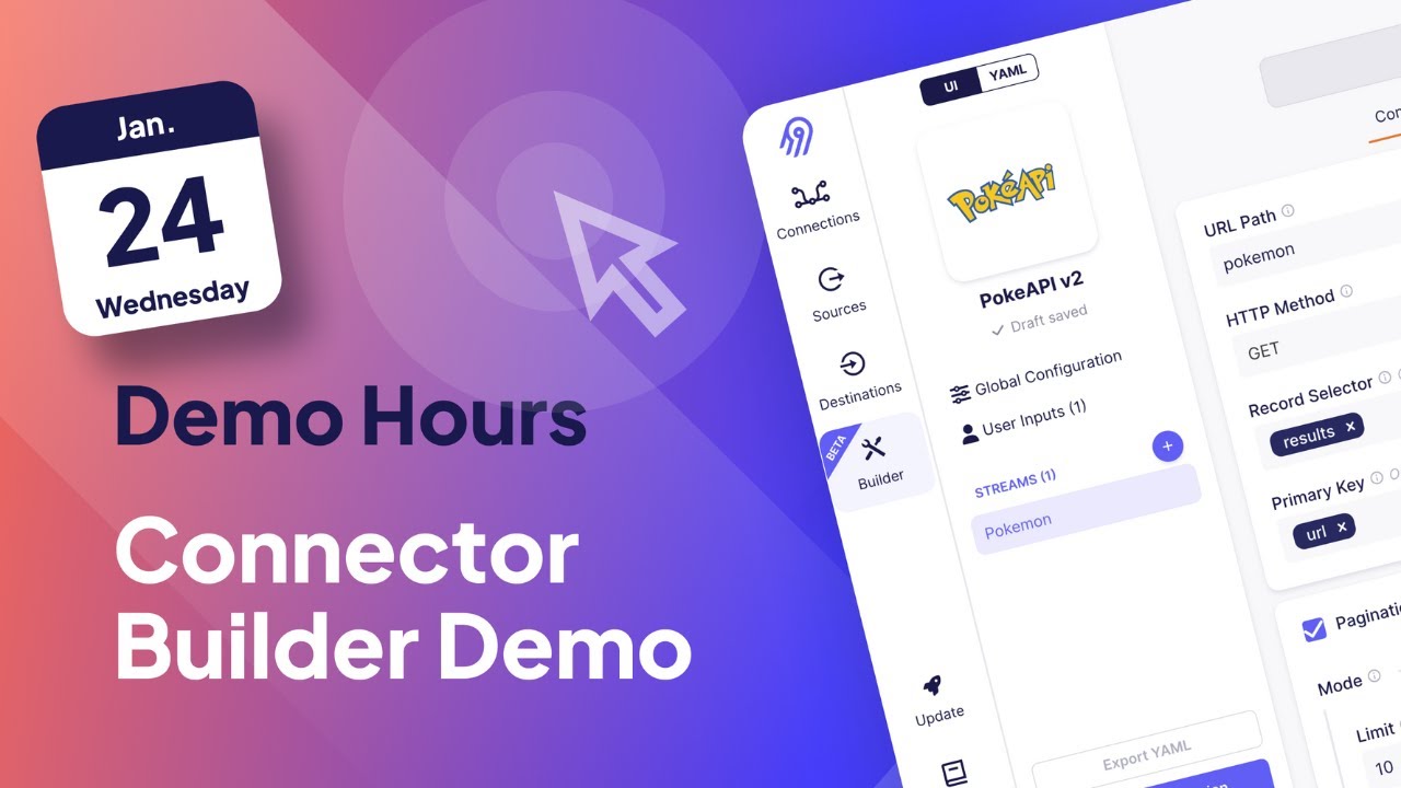 Live Demo Building Custom Connectors With Airbyte Youtube