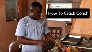 How To Crack \u0026 Shell A Conch (Nassau, Bahamas)