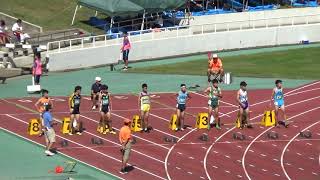 2018　千葉県新人　2年男子100m決勝