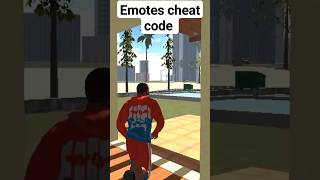 Emotes cheat code New update Indian bike driving 3D #shorts #gaming