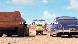 CARS - Life Is a Highway (By: Rascal Flatts) (Canción Completa) // Subtitulado Español + Lyrics