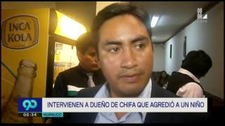 Huánuco: capturan a dueño de chifa que agredió a menor