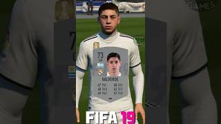 🇺🇾 FEDERICO VALVERDE fifa evolution (18-24) #shorts #eafc24 #fc24 #fifa #valverde #realmadrid