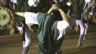 沖縄　エイサー　東青年会②　旧盆2008 農連にて