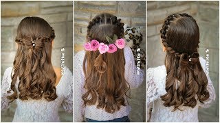 Peinado fácil, elegante y rápido para niñas / Peinados fáciles y rápidos WILVITA