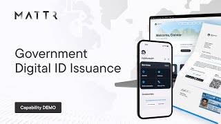 Government Digital ID Issuance | Capability demo