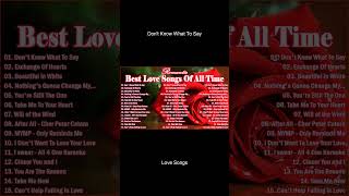Don't Know What To Say🎶Love Songs 80s 90s - Oldies But Goodies Love Songs Playlist